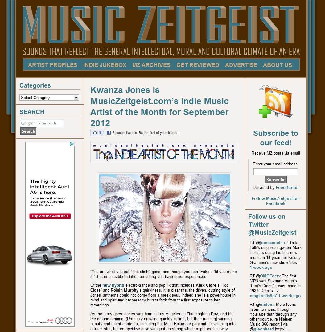 Indie Artist of the Month