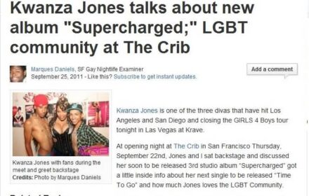 Kwanza Jone feature San Francisco Examiner