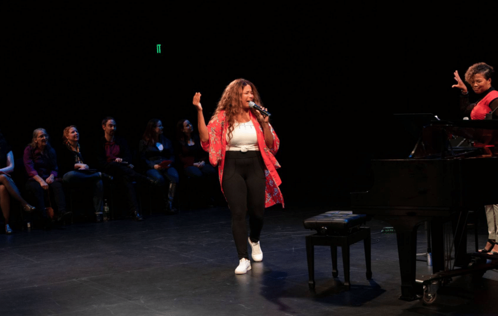 Kwanza Jones And Meta Jones at She Roars