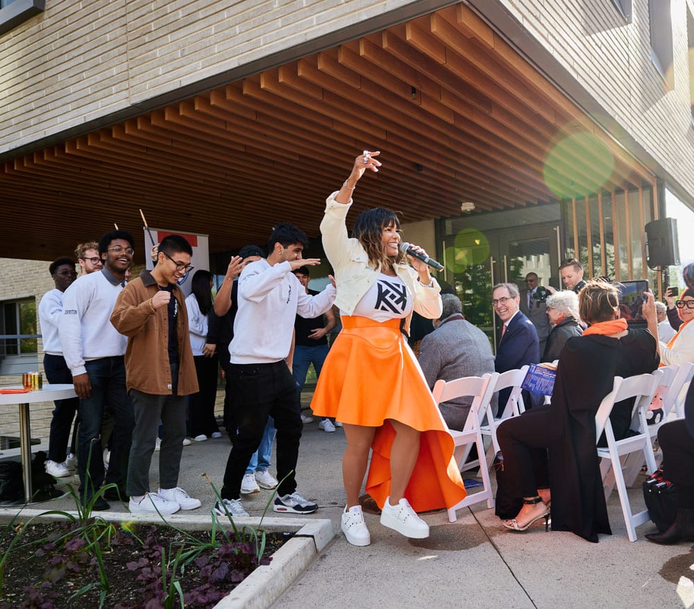 Princeton Dorm Dedication With Kwanza Jones